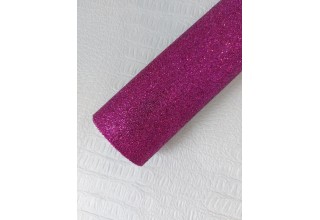 Глиттерный фоамиран 2 мм  20*30 см сиреневая фуксия, цена за лист